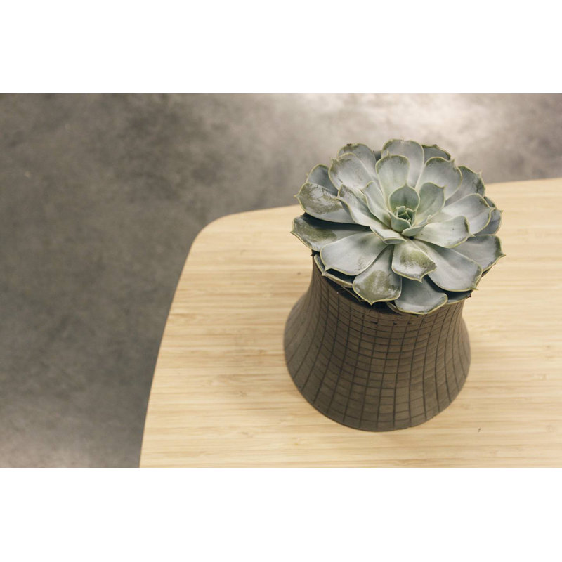 Medium Gray Concrete Nuclear Plant Inspired Planter