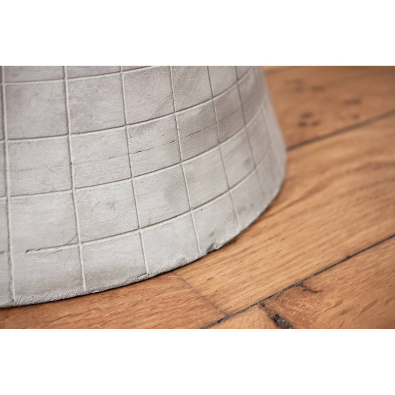 Medium Gray Concrete Nuclear Plant Inspired Planter