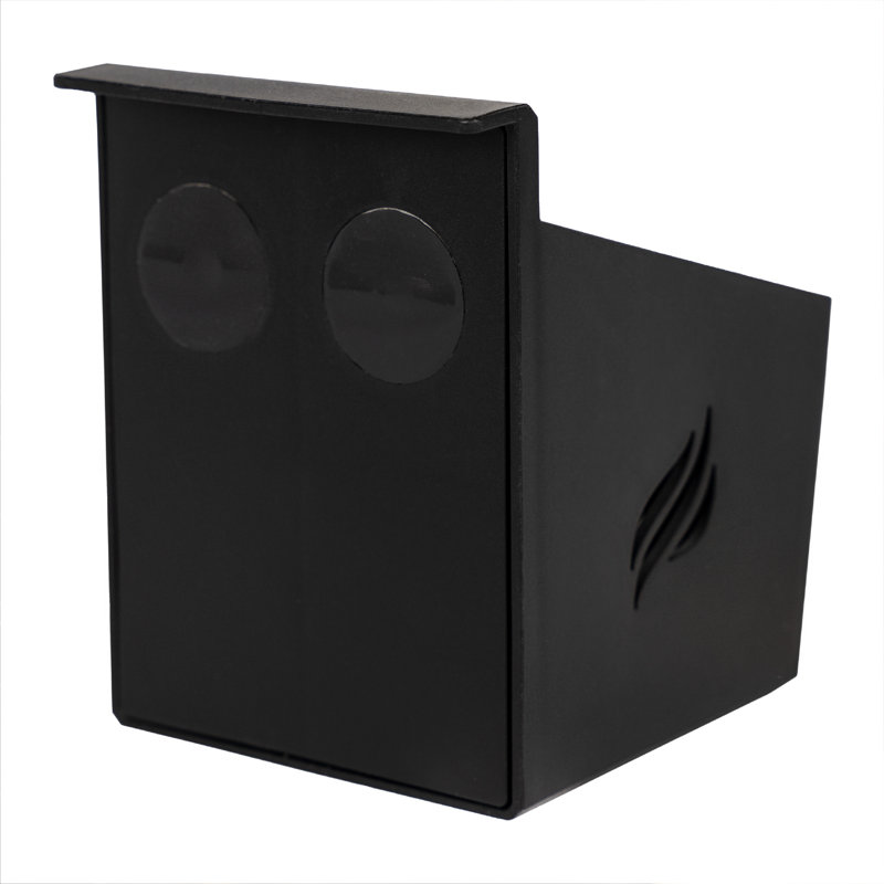 Black Magnetic Metal Griddle Tool and Beverage Holder