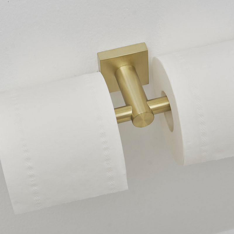 Brushed Gold 5-Piece Stainless Steel Bathroom Hardware Set