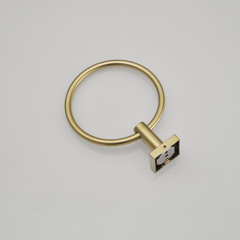 Brushed Gold 5-Piece Stainless Steel Bathroom Hardware Set