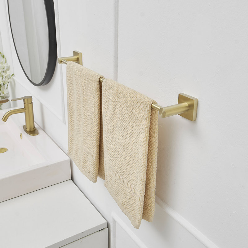 Brushed Gold 5-Piece Stainless Steel Bathroom Hardware Set