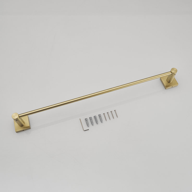 Brushed Gold 5-Piece Stainless Steel Bathroom Hardware Set