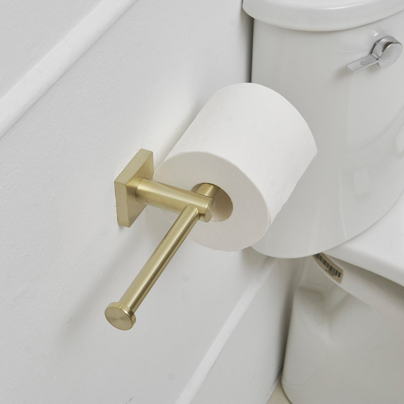 Brushed Gold 5-Piece Stainless Steel Bathroom Hardware Set