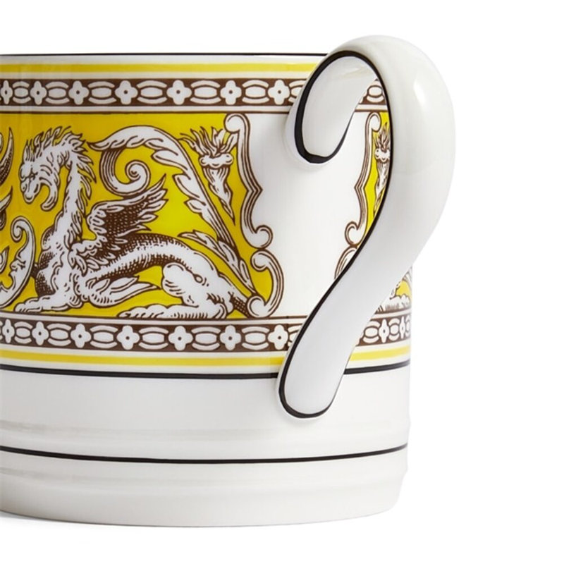 White Ceramic Microwave Safe Mug 11 oz