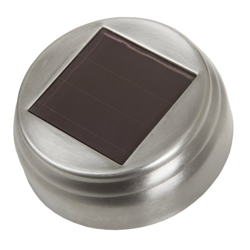 Stainless Steel Solar LED Pathway Light Pack with Dusk to Dawn