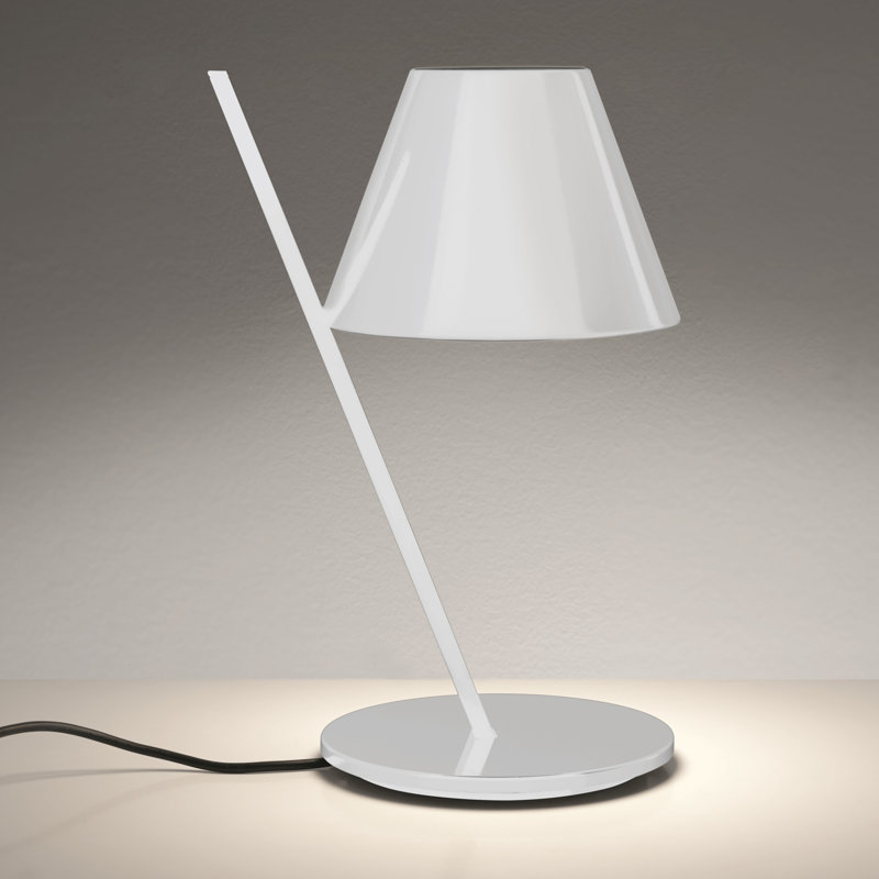 La Petite 14.56" White Aluminum LED Table Lamp