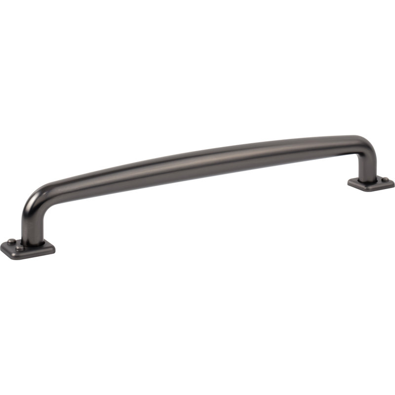 Slate Industrial 12" Appliance Pull with Mounting Hardware