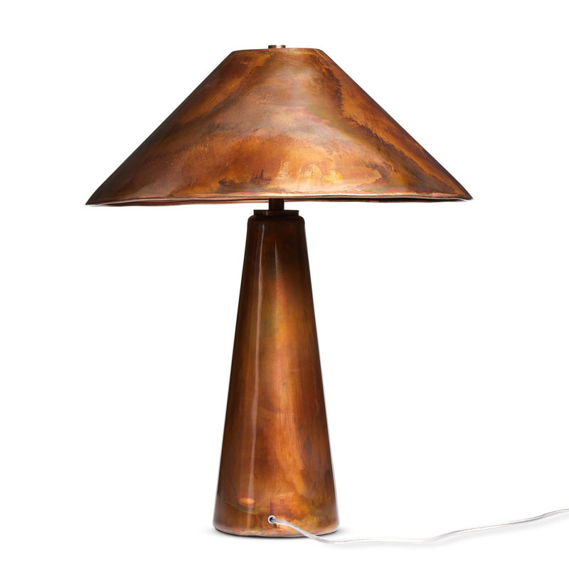Romani Iridescent Acid Wash Stainless Steel Table Lamp