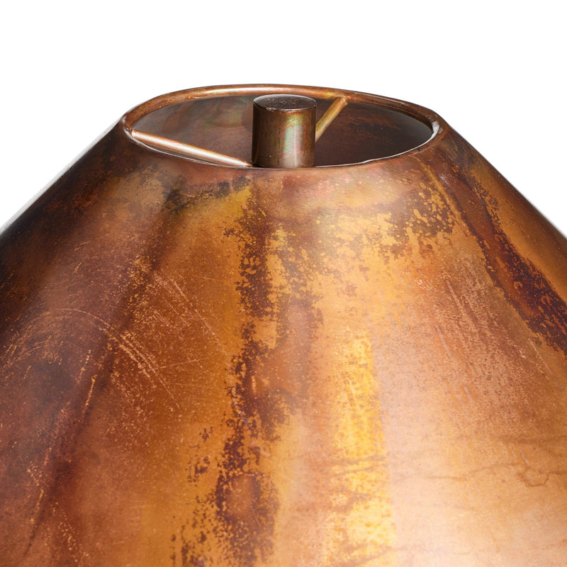 Romani Iridescent Acid Wash Stainless Steel Table Lamp