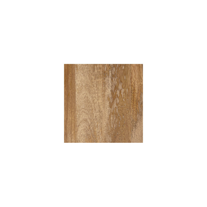 Mango Wood Brown and Beige 68" Accent Cabinet