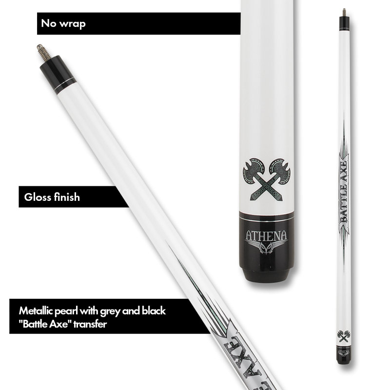 Athena Metallic Pearl and Black Maple Break Cue