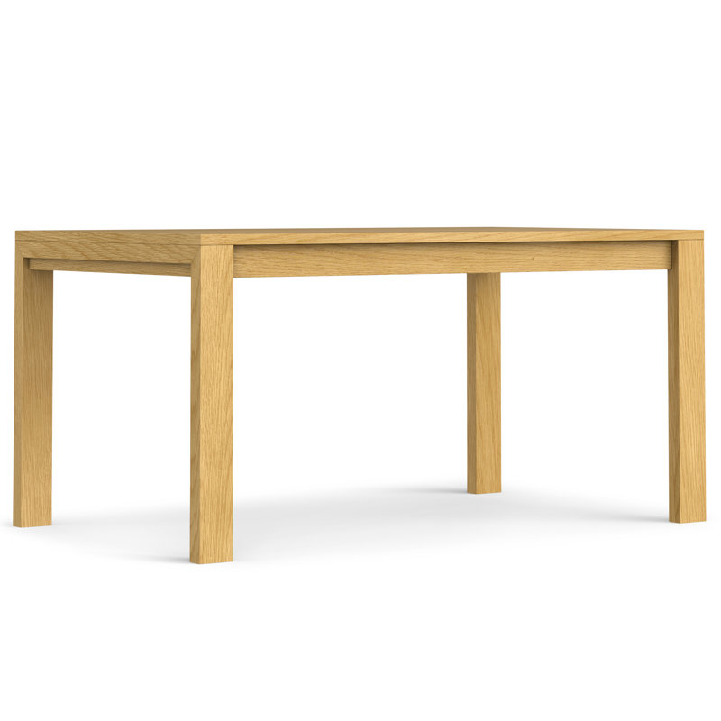 Wilson Oak Rectangular Solid Wood Dining Table
