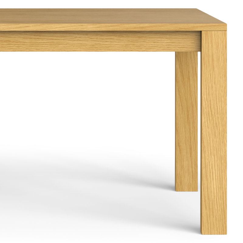 Wilson Oak Rectangular Solid Wood Dining Table