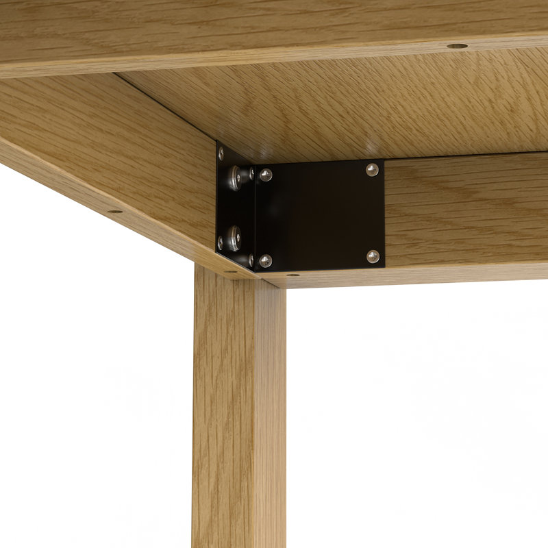 Wilson Oak Rectangular Solid Wood Dining Table