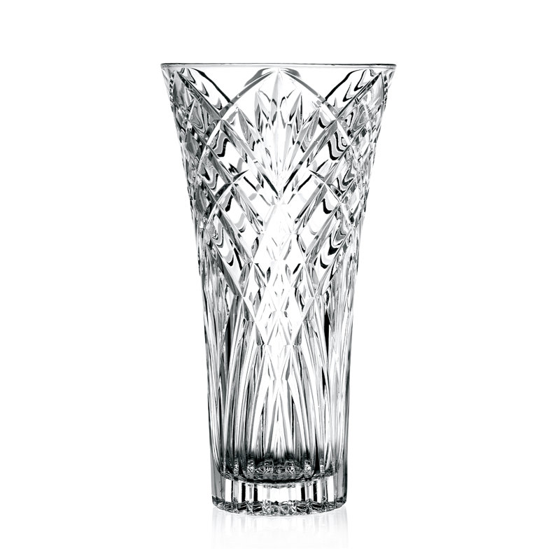 Elegance Tuscany 12" Lead-Free Crystal Cylinder Table Vase