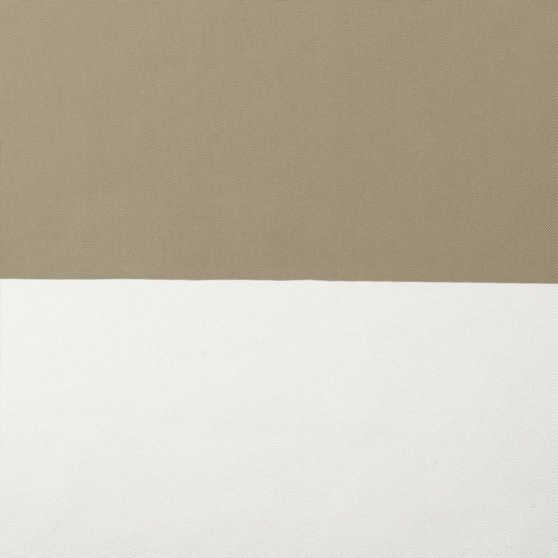 Taupe Stripe Polyester Light-Filtering Grommet Curtain Panels, 54" x 84"