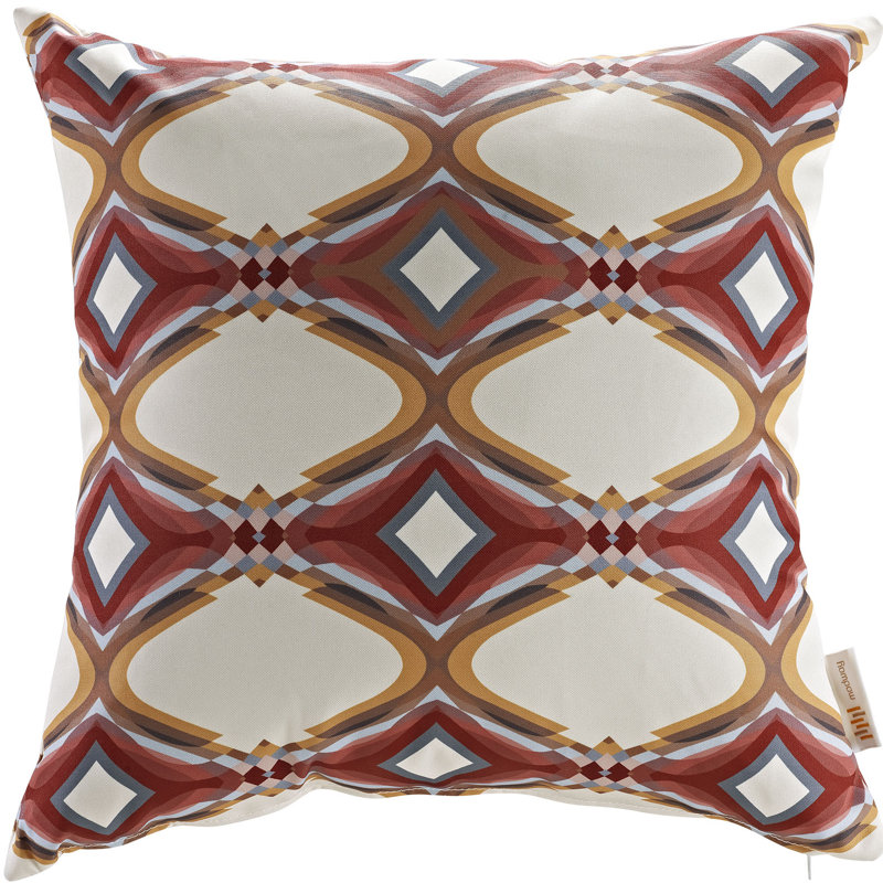 Modway Repeat Pattern Outdoor Indoor Square Pillow Set