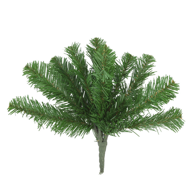 Green Polysilk Fir Christmas Tree Spray Set