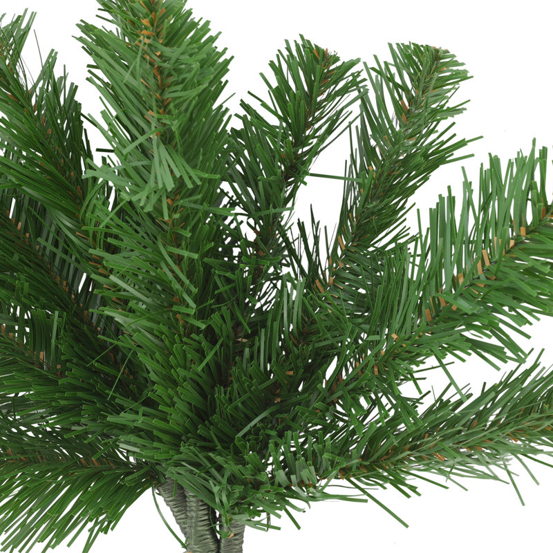 Green Polysilk Fir Christmas Tree Spray Set