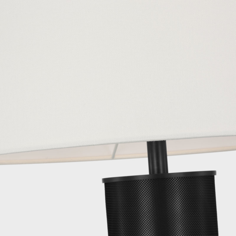 Beckford 22" Bronze Table Lamp with Linen Shade