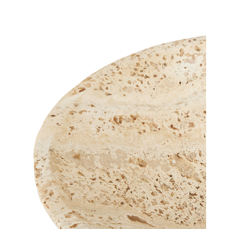 Handcrafted Natural Marble Decorative Bowl with Foam Protection