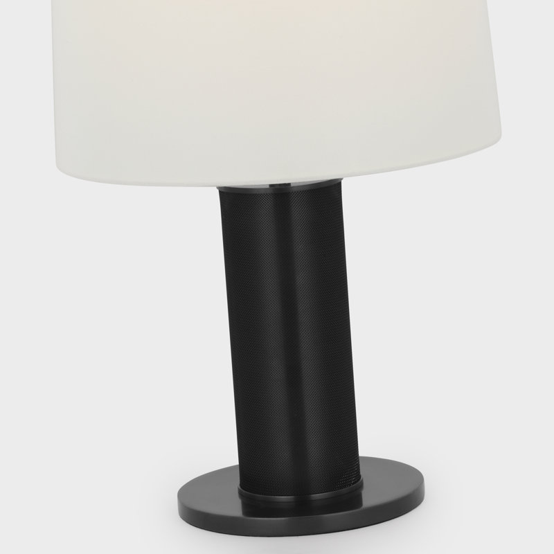 Beckford 22" Bronze Table Lamp with Linen Shade