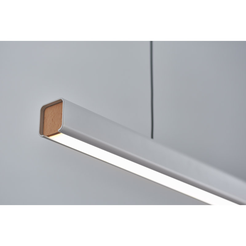 XL White Aluminum LED Pendant Light