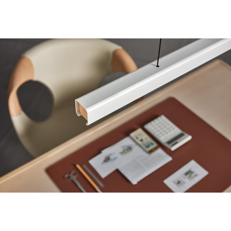 XL White Aluminum LED Pendant Light