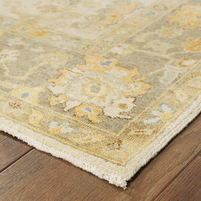 Hand-Knotted Woolen Ease Gray 2'6" x 10' Runner Rug