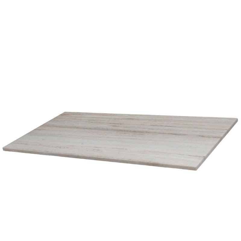 Beige 12" x 24" Polished Marble Look Wall & Floor Tile