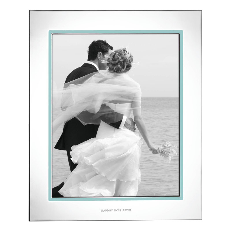Elegant Silver Plated 8x10 Tabletop Picture Frame
