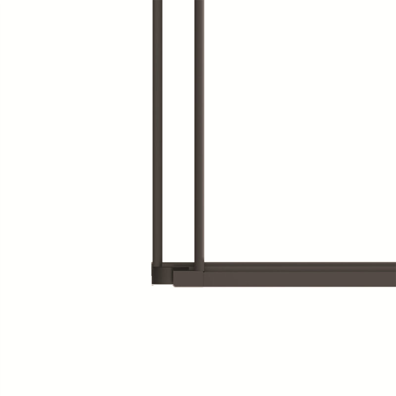 60-Inch Matte Black Frameless Sliding Shower Door with Clear Glass