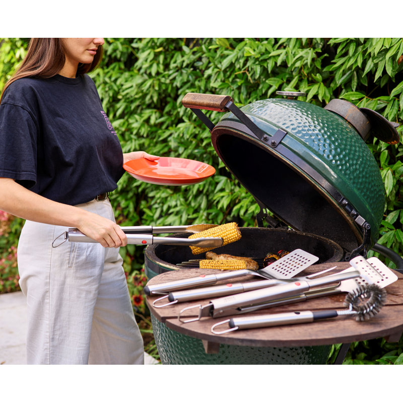 Stainless Steel BBQ Tongs with Retractable Head