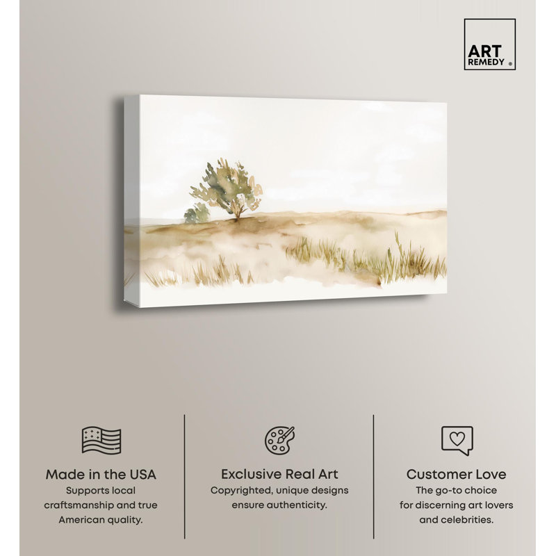 Countryside Escape Rustic Farmhouse Canvas Art, 15" x 10"