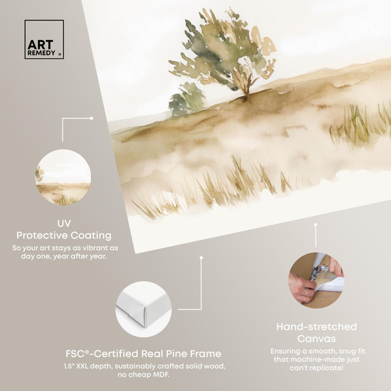 Countryside Escape Rustic Farmhouse Canvas Art, 15" x 10"