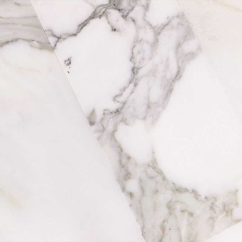Calacatta 6" x 12" Glossy Marble Look Subway Tile