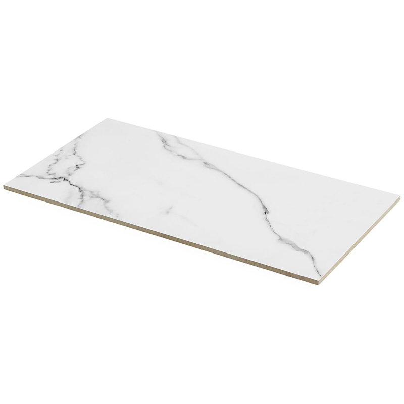Saroshi 12x24 Matte Porcelain Marble Look Floor and Wall Tile