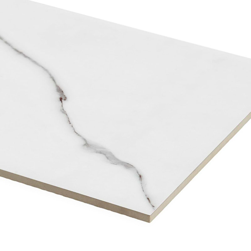 Saroshi 12x24 Matte Porcelain Marble Look Floor and Wall Tile