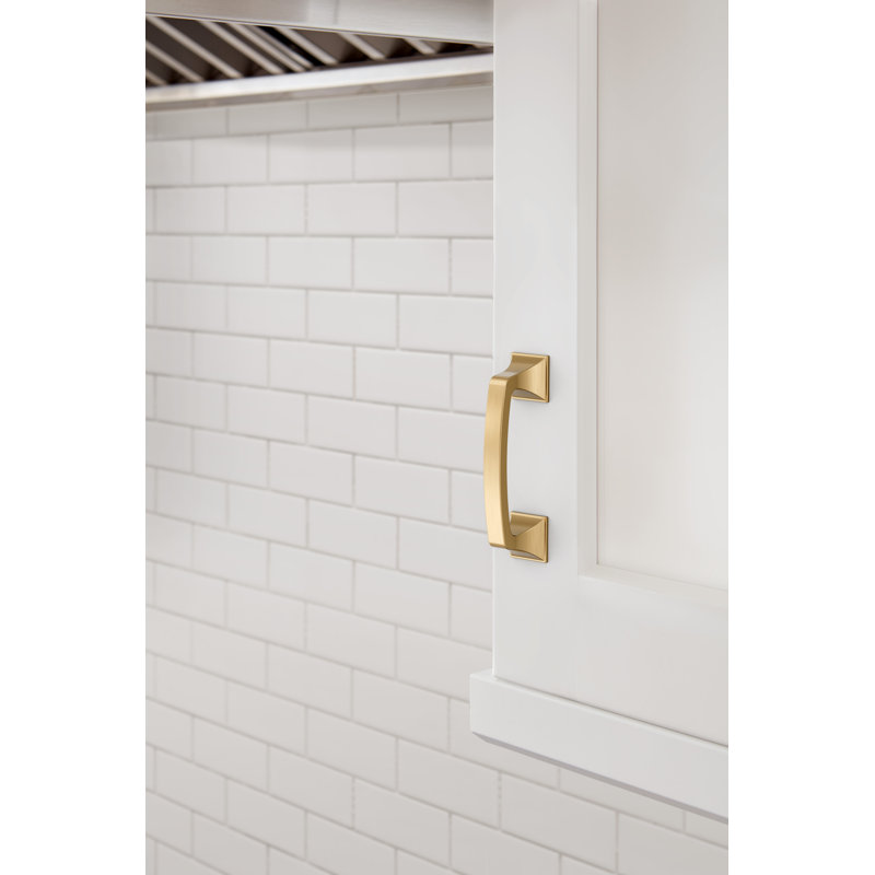Champagne Bronze Traditional Cabinet Drawer Pull with Mounting Hardware
