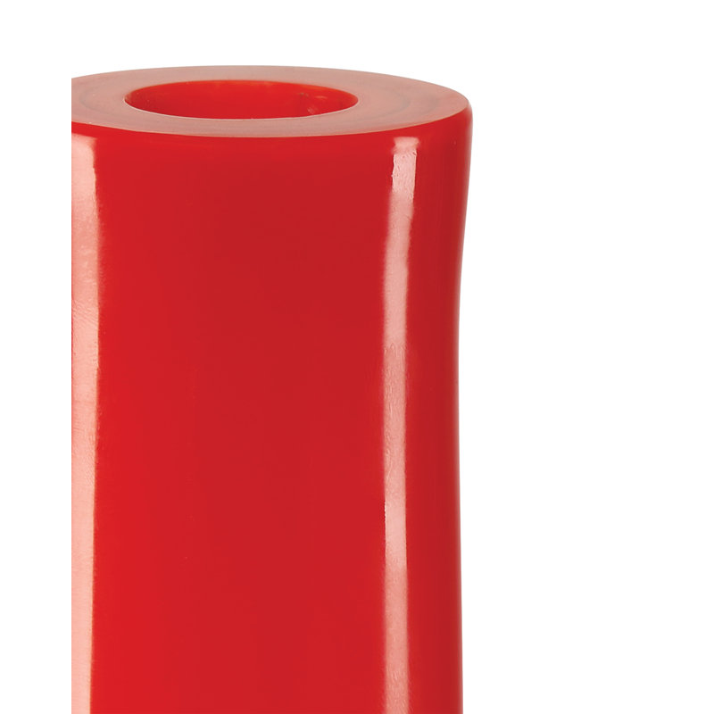 Coral Orange Glass Table Vase for Indoor Use
