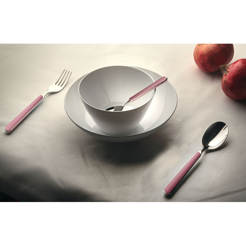 Cobalt Blue Stainless Steel Coffee Spoon Set with Resin Handles