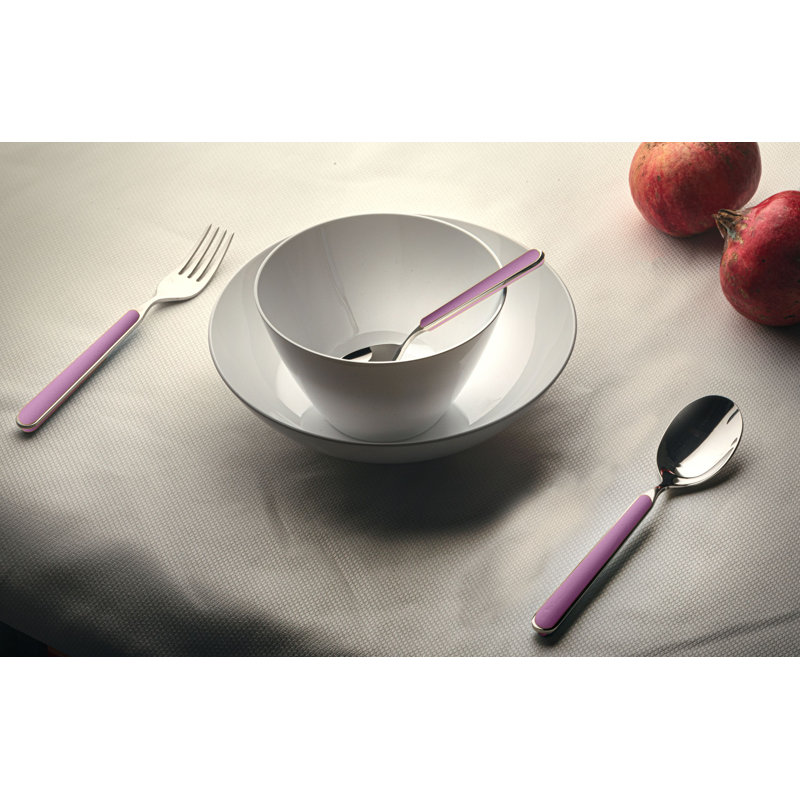 Cobalt Blue Stainless Steel Coffee Spoon Set with Resin Handles