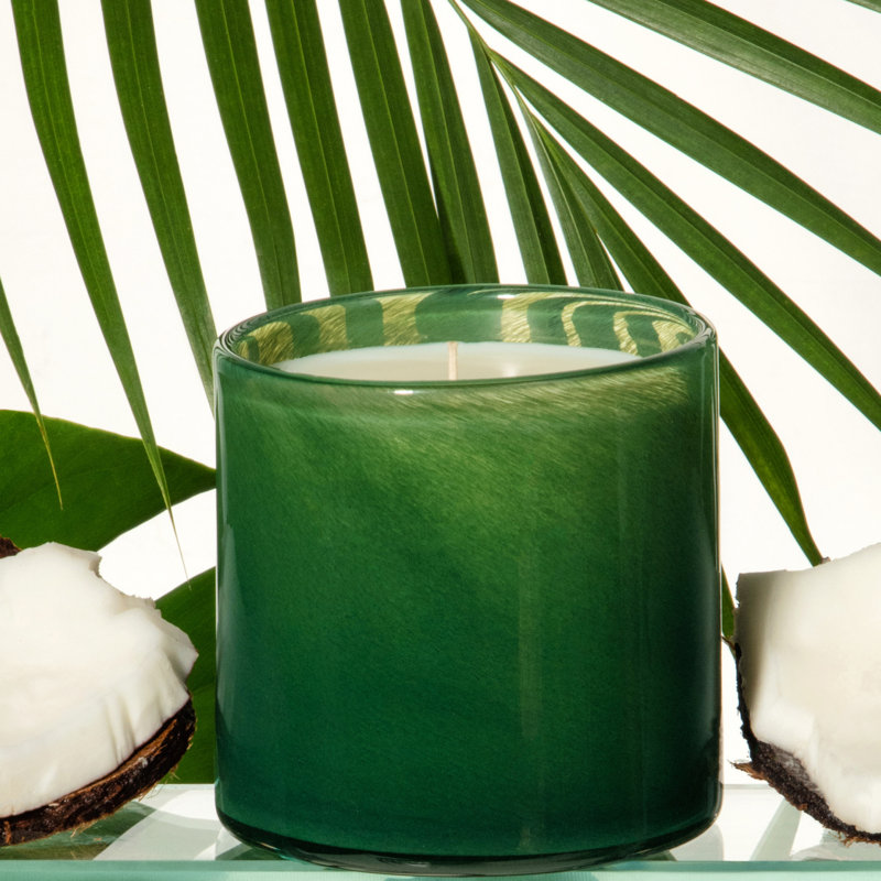 Verdant Breeze Soy Wax Scented Candle with Single Wick