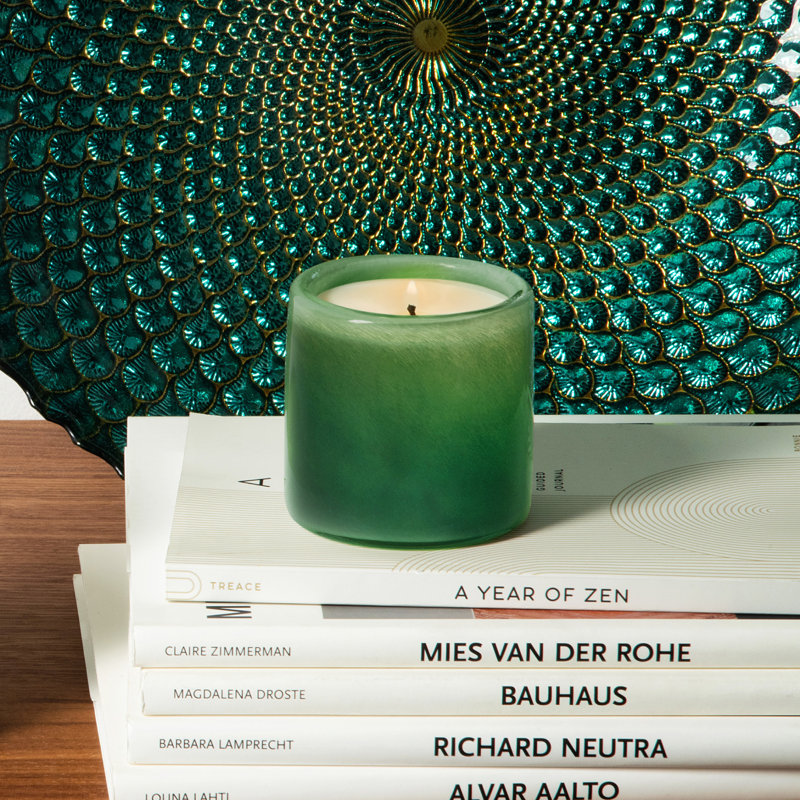 Verdant Breeze Soy Wax Scented Candle with Single Wick