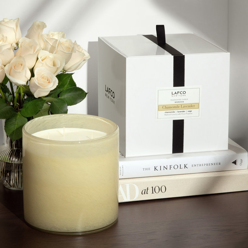 Green Lavender 4-Wick Soy Scented Candle