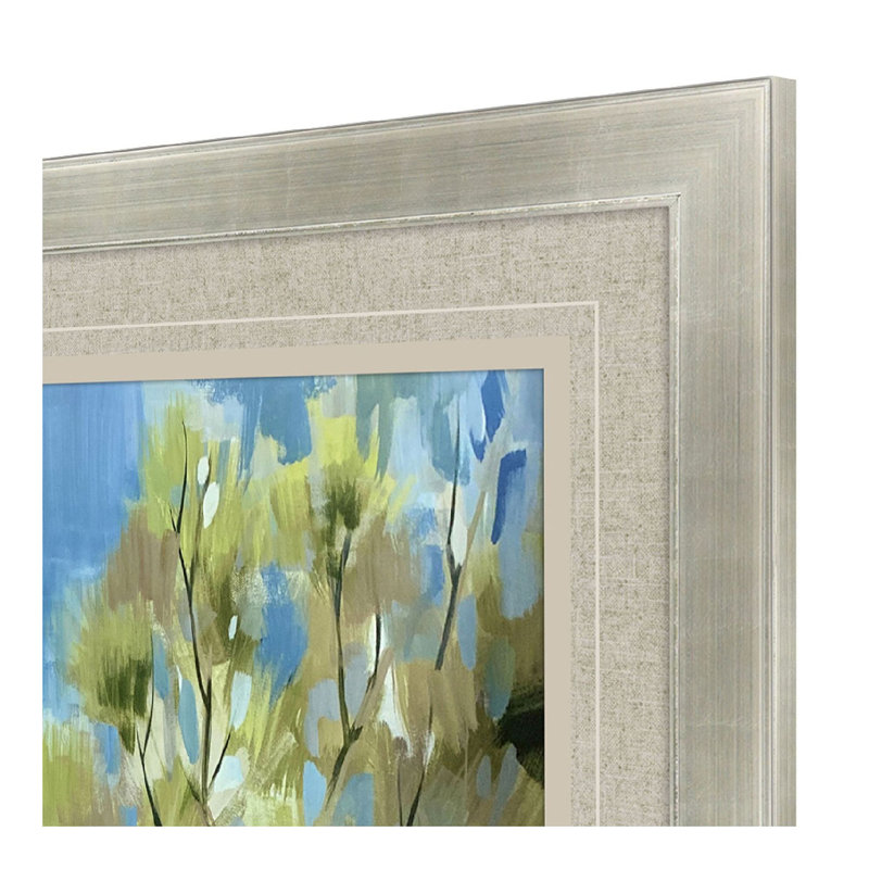 Sarah Lang Silver Framed Acrylic Landscape Print