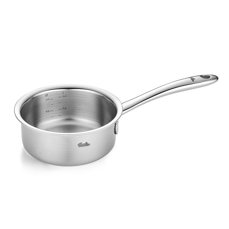 1.5-Quart Stainless Steel 5-Ply Saucepan with Lid