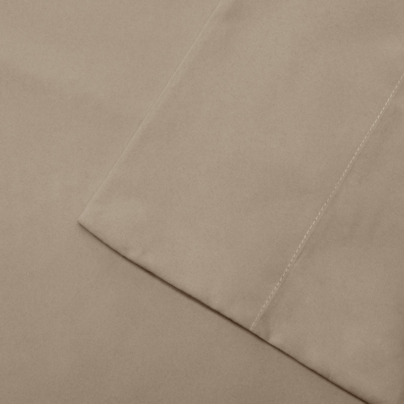 California King White Cotton Polyester Deep Pocket Sheet Set
