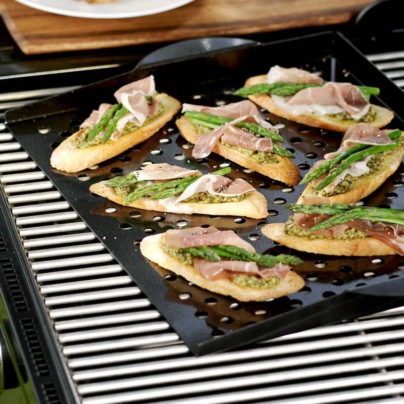 Nonstick Black Steel Indoor/Outdoor Grill Topper